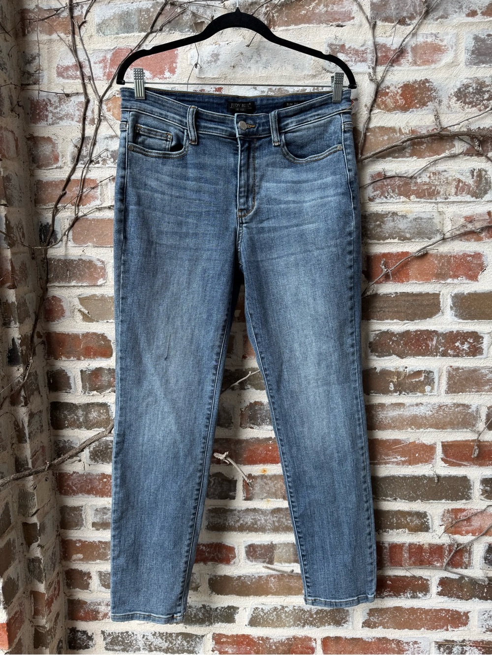 Judy Blue Slim Fit Skinny Jeans Size 11 / 30 Mid Rise Medium Wash
